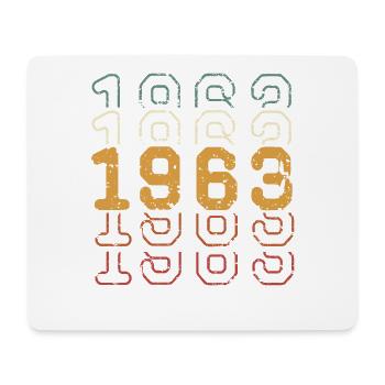 1963 - Mousepad (Querformat) - Weiß - Vorne