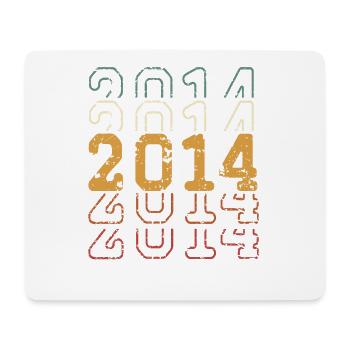 2014 - Mousepad (Querformat) - Weiß - Vorne