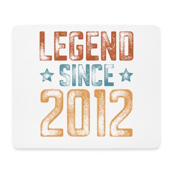 2012 Geboren Geburtsjahr Geburtstag - Mousepad (Querformat) - Weiß - Vorne