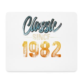 1982 Year of birth Birthday Year of construction Vintage - Mouse Pad (horizontal) - white - Front