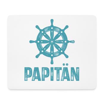 Papitän Vater Kapitän Motorboot Segeln Boot Schiff - Mousepad (Querformat) - Weiß - Vorne