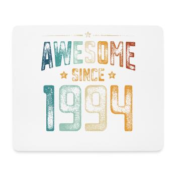 1994 Geboren Geburtstag Geburtsjahr - Mousepad (Querformat) - Weiß - Vorne