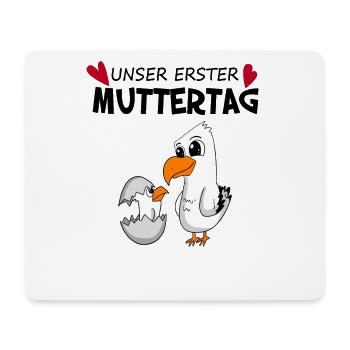 Muttertag Geschenk - Unser erster Muttertag - Mousepad (Querformat) - Weiß - Vorne