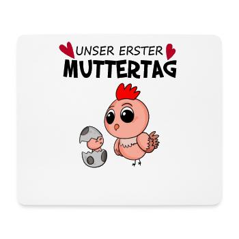 Muttertag Geschenk - Unser erster Muttertag - Mousepad (Querformat) - Weiß - Vorne