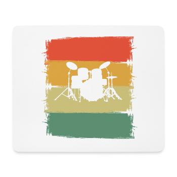 Percussion - Tapis de souris (format paysage) - blanc - Devant