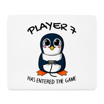 Le joueur 7 est entré dans le jeu Baby - Tapis de souris (format paysage) - blanc - Devant