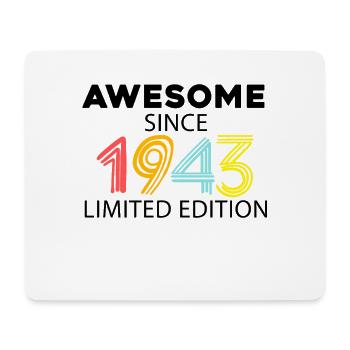 Fantastic since 1943 - born in 1943 - Mouse Pad (horizontal) - white - Front