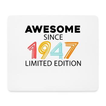 Fantastic since 1947 - born in 1947 - Mouse Pad (horizontal) - white - Front