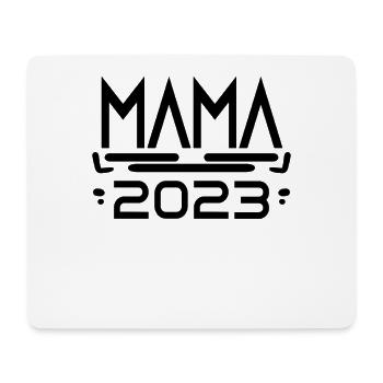 Mutter 2023 Mama Schwangerschaft Geburtstag - Mousepad (Querformat) - Weiß - Vorne