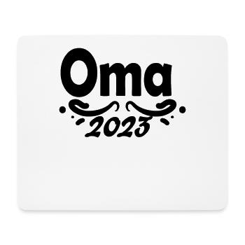 Oma 2023 - Werdende Oma 2023 - Mousepad (Querformat) - Weiß - Vorne