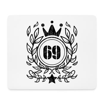 69 - Born year Year of birth 1969 - Mouse Pad (horizontal) - white - Front