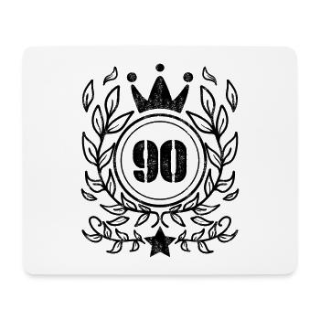 90 - Born year Year of birth 1990 - Mouse Pad (horizontal) - white - Front