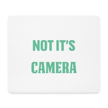 Ironic Message Photography - Mouse Pad (horizontal) - white - Front