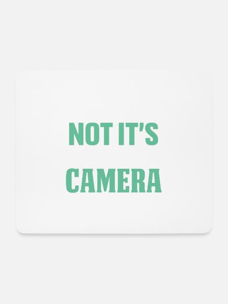 Ironische Botschaftsfotografie - Mousepad (Querformat) - Weiß