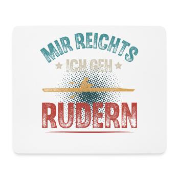 Rudern Ruderer Ruderboot - Mousepad (Querformat) - Weiß - Vorne