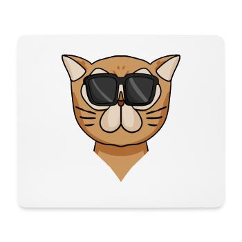 Coole Perserkatze Katzenrasse Katze - Mousepad (Querformat) - Weiß - Vorne