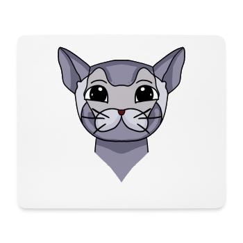 British Shorthair Head Cat Cat Owner - Mouse Pad (horizontal) - white - Front