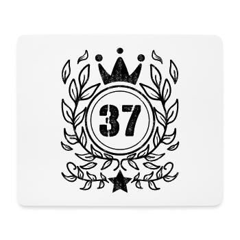 37 - Année de naissance Année de naissance 1937 - Tapis de souris (format paysage) - blanc - Devant