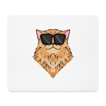 Coole Perserkatze Katzenrasse Katze - Mousepad (Querformat) - Weiß - Vorne