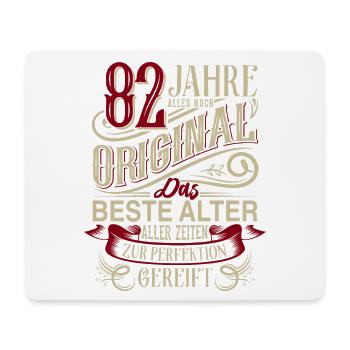 82. Geburtstag Vintage Retro - Mousepad (Querformat) - Weiß - Vorne