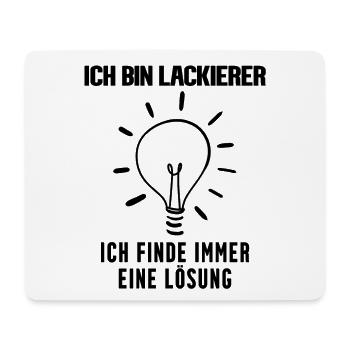 Lackierer Beruf Ausbildung - Mousepad (Querformat) - Weiß - Vorne
