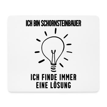 Schornsteinbauer Beruf Ausbildung - Mousepad (Querformat) - Weiß - Vorne