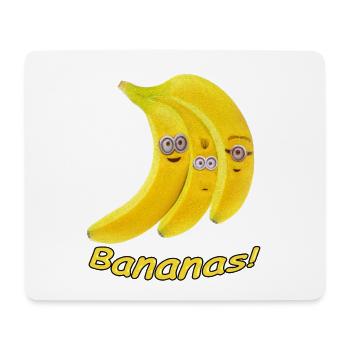 I Love bananas - Mouse Pad (horizontal) - white - Front