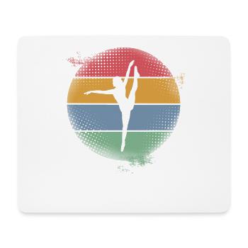 Ballett Balerina - Mousepad (Querformat) - Weiß - Vorne