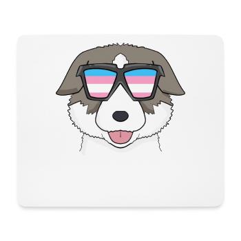 Transgender Thai Bangkaew Dog - Mousepad (Querformat) - Weiß - Vorne