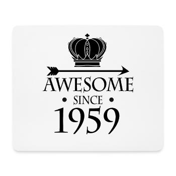 Born in 1959 - Fantastic since 1959 - Mouse Pad (horizontal) - white - Front