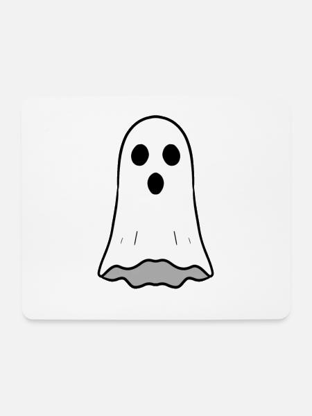 Geist - Mousepad (Querformat) - Weiß