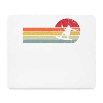 Wakeskate Wakeskating Wakeskater Wakeboard - Mouse Pad (horizontal) - white - Front