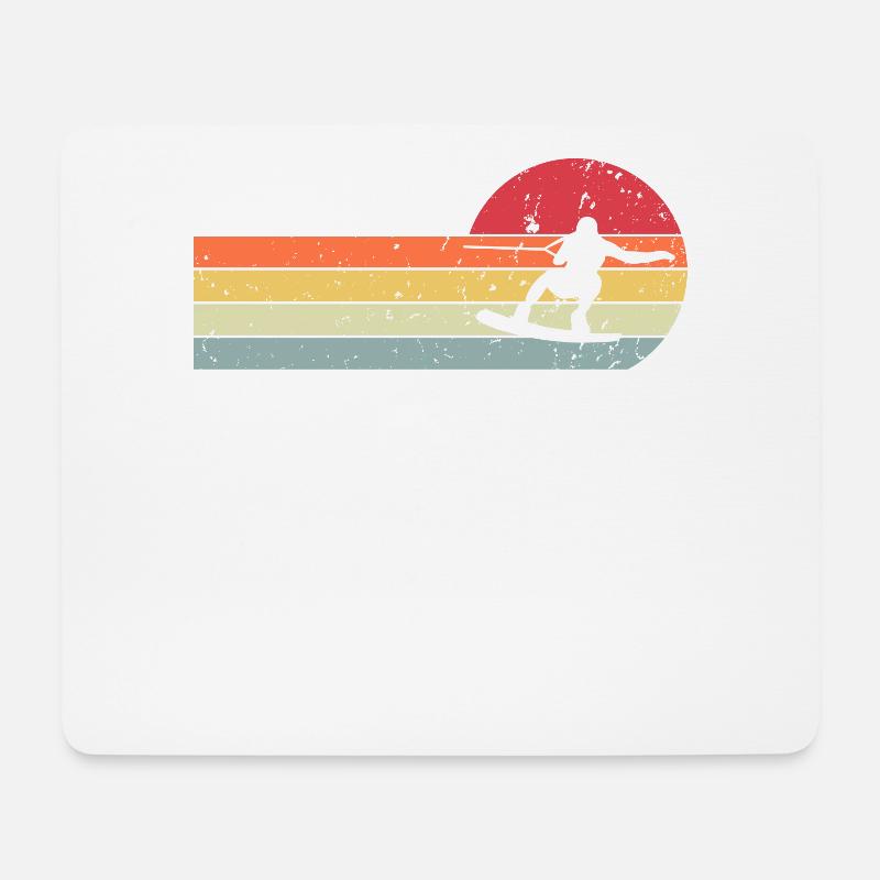 Wakeskate Wakeskating Wakeskater Wakeboard - Mousepad (Querformat) - Weiß
