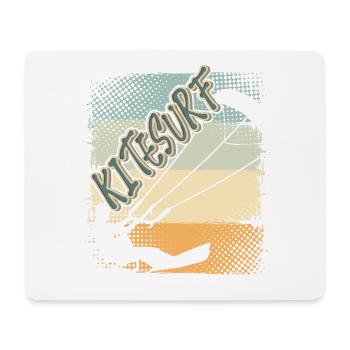 Kitesurfen Kitesurf Kitesurfer Kiteboard - Mousepad (Querformat) - Weiß - Vorne