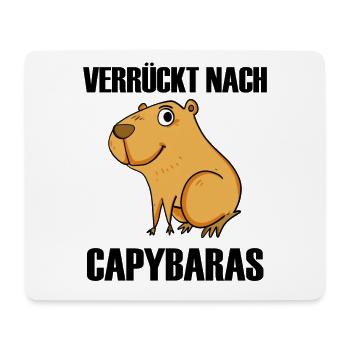 Capybara Wasserschwein - Mousepad (Querformat) - Weiß - Vorne