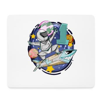 1st Birthday Astronaut 1 Years Boy Gift - Mouse Pad (horizontal) - white - Front