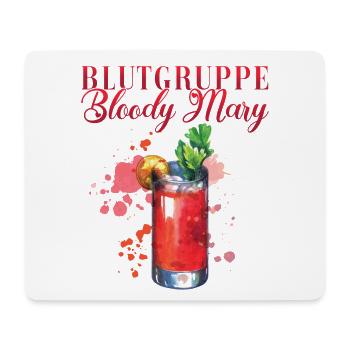 Cocktail Blood Type Bloody Mary pour les barmans - Tapis de souris (format paysage) - blanc - Devant