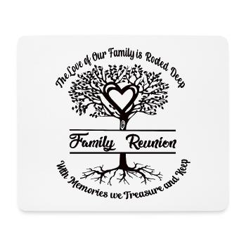 Réunion de famille L’amour de notre famille - Tapis de souris (format paysage) - blanc - Devant