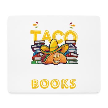 Faisons taco bout books amateurs de livres - Tapis de souris (format paysage) - blanc - Devant