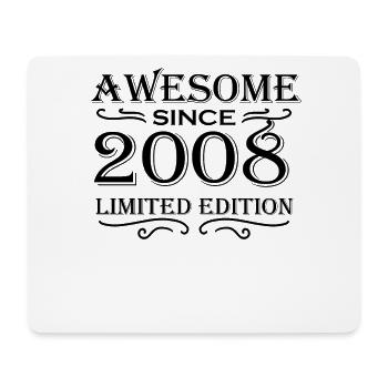 2008 - Jahrgang 2008 - Fantastisch seit 2008 - Mousepad (Querformat) - Weiß - Vorne
