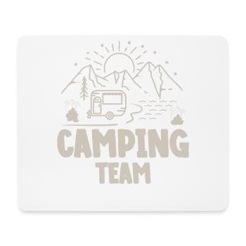 Équipe de camping Camper Campen - Tapis de souris (format paysage) - blanc - Devant