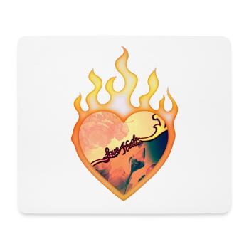 merveilleux design floral - Tapis de souris (format paysage) - blanc - Devant