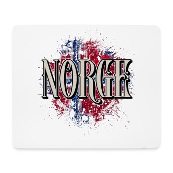 Norwegen - Mousepad (Querformat) - Weiß - Vorne