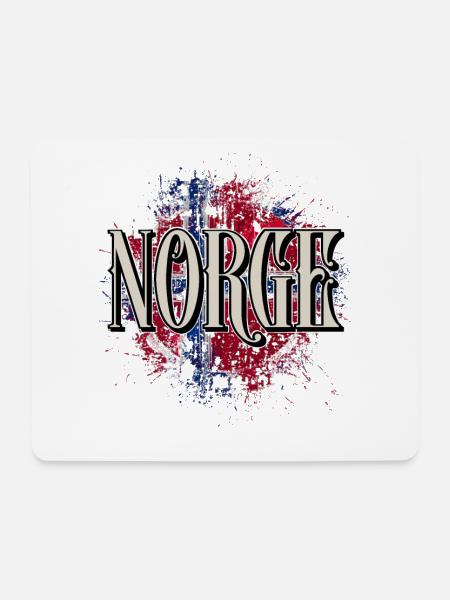 Norwegen - Mousepad (Querformat) - Weiß