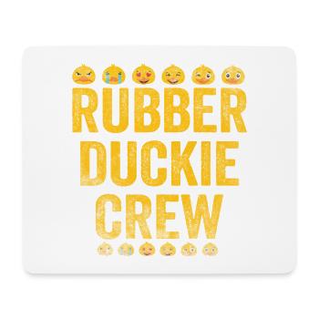 Rubber Duck Rubber Duckie Crew - Mousepad (Querformat) - Weiß - Vorne
