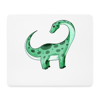 Dinosaur - Mouse Pad (horizontal) - white - Front