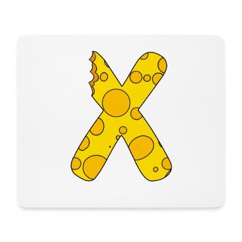 Letter X - Mouse Pad (horizontal) - white - Front