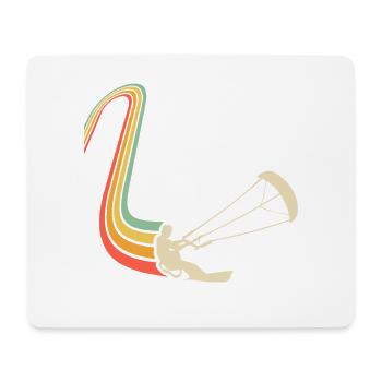 Kitesurfen Kitesurf Kitesurfer Kiteboard - Mousepad (Querformat) - Weiß - Vorne