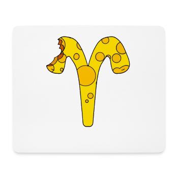 Sternzeichen Widder - Mousepad (Querformat) - Weiß - Vorne