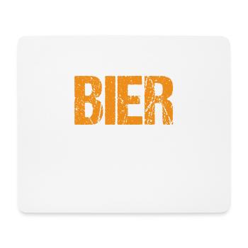 Bier Bierspruch Gib mir Bier und keine Ratschlage - Mousepad (Querformat) - Weiß - Vorne